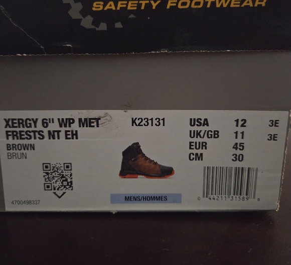 HYTEST Black and Brown Rugged Lace-Up Boots with Non-Slip Sole - Picture 6 of 6